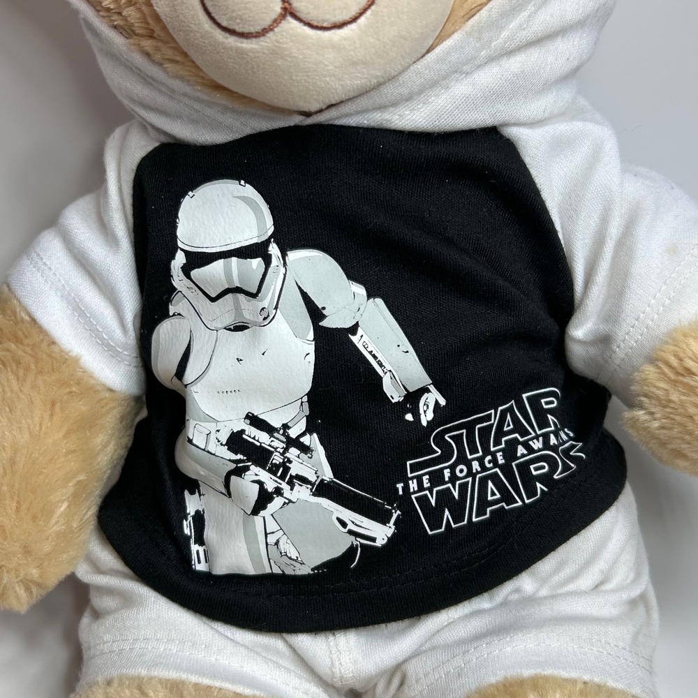 Build-A-Bear Star Wars The‎ Force Awakens Stormtrooper Hoodie Plush Teddy Bear - Picture 3 of 15